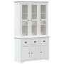 Aparador alto BODO madera maciza pino blanco 115,5x43x200,5 cm de vidaXL, Aparadores - Ref: Foro24-3206451, Precio: 487,64 €,...