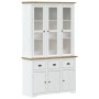 Aparador alto BODO madera pino blanco marrón 115,5x43x200,5 cm de vidaXL, Aparadores - Ref: Foro24-3206452, Precio: 532,96 €,...