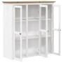 Aparador alto BODO madera pino blanco marrón 115,5x43x200,5 cm de vidaXL, Aparadores - Ref: Foro24-3206452, Precio: 532,96 €,...