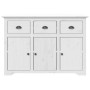 Aparador alto BODO madera maciza pino blanco 115,5x43x200,5 cm de vidaXL, Aparadores - Ref: Foro24-3206451, Precio: 487,64 €,...