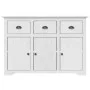 Aparador alto BODO madera maciza pino blanco 115,5x43x200,5 cm de vidaXL, Aparadores - Ref: Foro24-3206451, Precio: 509,70 €,...