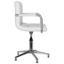 Silla de comedor giratoria cuero sintético blanco de vidaXL, Sillas de comedor - Ref: Foro24-3088092, Precio: 101,39 €, Descu...