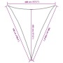 Toldo de vela HDPE beige 160 g/m² 4x5x5 m en Sombrillas | Comprar online en Foru.es
