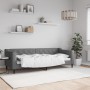Sofá cama tela gris oscuro 80x200 cm de vidaXL, Camas y somieres - Ref: Foro24-354157, Precio: 185,07 €, Descuento: %