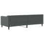 Sofá cama tela gris oscuro 80x200 cm de vidaXL, Camas y somieres - Ref: Foro24-354157, Precio: 185,07 €, Descuento: %