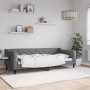 Sofá cama tela gris oscuro 90x200 cm de vidaXL, Camas y somieres - Ref: Foro24-354162, Precio: 192,98 €, Descuento: %