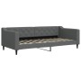 Sofá cama tela gris oscuro 90x200 cm de vidaXL, Camas y somieres - Ref: Foro24-354162, Precio: 192,98 €, Descuento: %