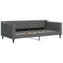 Sofá cama tela gris oscuro 90x190 cm de vidaXL, Camas y somieres - Ref: Foro24-354172, Precio: 195,42 €, Descuento: %