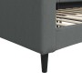Sofá cama tela gris oscuro 90x190 cm de vidaXL, Camas y somieres - Ref: Foro24-354172, Precio: 195,42 €, Descuento: %