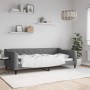 Sofá cama tela gris oscuro 100x200 cm de vidaXL, Camas y somieres - Ref: Foro24-354167, Precio: 197,98 €, Descuento: %