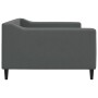 Sofá cama tela gris oscuro 100x200 cm de vidaXL, Camas y somieres - Ref: Foro24-354167, Precio: 197,98 €, Descuento: %