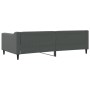 Sofá cama tela gris oscuro 100x200 cm de vidaXL, Camas y somieres - Ref: Foro24-354167, Precio: 197,98 €, Descuento: %