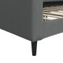 Sofá cama tela gris oscuro 100x200 cm de vidaXL, Camas y somieres - Ref: Foro24-354167, Precio: 197,98 €, Descuento: %