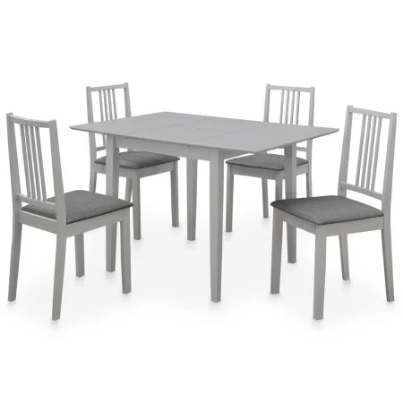Juego de muebles de comedor 5 piezas MDF gris de vidaXL, muebles para cocinas y comedores - Ref: Foro24-276398, Precio: 417,5...