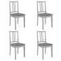 Juego de muebles de comedor 5 piezas MDF gris de vidaXL, muebles para cocinas y comedores - Ref: Foro24-276398, Precio: 417,5...
