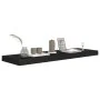 Estantes flotantes de pared 2 uds MDF negro 80x23,5x3,8 cm de vidaXL, Estantes y estanterías - Ref: Foro24-323836, Precio: 40...