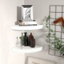 Estante flotante de esquina 2 uds MDF blanco 25x25x3,8 cm de vidaXL, Estantes y estanterías - Ref: Foro24-323896, Precio: 28,...