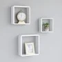 Estantes cubo de pared 3 unidades MDF blanco de vidaXL, Estantes y estanterías - Ref: Foro24-323952, Precio: 46,92 €, Descuen...