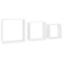Estantes cubo de pared 3 unidades MDF blanco de vidaXL, Estantes y estanterías - Ref: Foro24-323952, Precio: 46,92 €, Descuen...