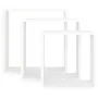 Estantes cubo de pared 3 unidades MDF blanco de vidaXL, Estantes y estanterías - Ref: Foro24-323952, Precio: 46,92 €, Descuen...