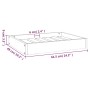 Cama para perros madera maciza pino marrón miel 61,5x49x9 cm de vidaXL, Camas para perros - Ref: Foro24-820854, Precio: 31,58...