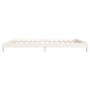 Cama apilable de madera pino maciza blanco 80x200 cm de vidaXL, Camas y somieres - Ref: Foro24-820398, Precio: 94,95 €, Descu...