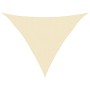 Toldo de vela HDPE color crema 160 g/m² 2,5x2,5x3,5 m en Sombrillas | Comprar online en Foru.es
