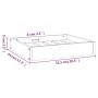 Cama para perros madera maciza pino marrón miel 51,5x44x9 cm de vidaXL, Camas para perros - Ref: Foro24-820849, Precio: 19,13...
