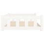 Cama para perros madera maciza de pino blanco 105,5x75,5x28 cm de vidaXL, Camas para perros - Ref: Foro24-820203, Precio: 87,...