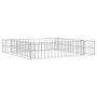 Arriate de gaviones de acero galvanizado 100x100x20 cm en Macetas y jardineras | Comprar online en Foru.es