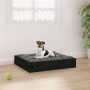 Cama para perros madera maciza de pino negro 51,5x44x9 cm de vidaXL, Camas para perros - Ref: Foro24-820850, Precio: 20,84 €,...
