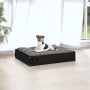Cama para perros madera maciza de pino negro 51,5x44x9 cm de vidaXL, Camas para perros - Ref: Foro24-820850, Precio: 20,84 €,...