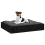 Cama para perros madera maciza de pino negro 51,5x44x9 cm de vidaXL, Camas para perros - Ref: Foro24-820850, Precio: 20,84 €,...