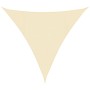 Toldo de vela crema HDPE 160 g/m² 4x4x4 m en Sombrillas | Comprar online en Foru.es