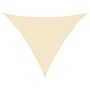 Toldo de vela crema HDPE 160 g/m² 4x4x5,8 m en Sombrillas | Comprar online en Foru.es