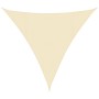 Toldo de vela HDPE color crema 160 g/m² 4,5x4,5x4,5 m en Sombrillas | Comprar online en Foru.es