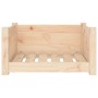 Cama para perros madera maciza de pino 55,5x45,5x28 cm de vidaXL, Camas para perros - Ref: Foro24-821442, Precio: 49,28 €, De...