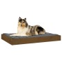 Cama para perros madera maciza pino marrón miel 91,5x64x9 cm de vidaXL, Camas para perros - Ref: Foro24-820864, Precio: 52,94...