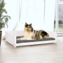 Cama para perros madera maciza de pino blanco 95,5x65,5x28 cm de vidaXL, Camas para perros - Ref: Foro24-821458, Precio: 76,2...