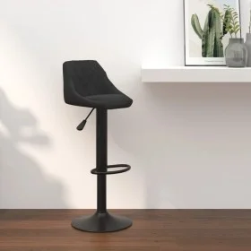 Black Velvet Kitchen Stool by vidaXL, Kitchen stools - Ref: Foro24-335335, Price: 86,26 €, Discount: %