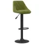 Taburetes de cocina 2 uds terciopelo verde claro de vidaXL, Taburetes de cocina - Ref: Foro24-335351, Precio: 138,98 €, Descu...