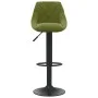 Taburetes de cocina 2 uds terciopelo verde claro de vidaXL, Taburetes de cocina - Ref: Foro24-335351, Precio: 138,98 €, Descu...