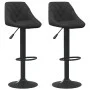 Kitchen stools 2 units black velvet by vidaXL, Kitchen stools - Ref: Foro24-335346, Price: 137,98 €, Discount: %