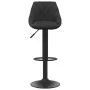 Kitchen stools 2 units black velvet by vidaXL, Kitchen stools - Ref: Foro24-335346, Price: 137,98 €, Discount: %