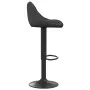 Kitchen stools 2 units black velvet by vidaXL, Kitchen stools - Ref: Foro24-335346, Price: 137,98 €, Discount: %