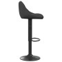 Taburetes de cocina 2 unidades terciopelo negro de vidaXL, Taburetes de cocina - Ref: Foro24-335346, Precio: 142,01 €, Descue...