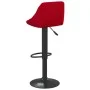 Taburetes de cocina 2 unidades terciopelo rojo vino tinto de vidaXL, Taburetes de cocina - Ref: Foro24-335355, Precio: 140,06...