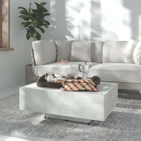 Mesa de centro madera ingeniería gris hormigón 85x55x31 cm de vidaXL, Mesas de centro - Ref: Foro24-803384, Precio: 55,67 €, ...