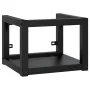 Estructura de lavabo suspendido hierro negro 40x38x31 cm de vidaXL, Tocadores de baño - Ref: Foro24-338493, Precio: 63,62 €, ...