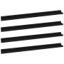Estantes de pared 4 unidades negro 100x9x3 cm de vidaXL, Estantes y estanterías - Ref: Foro24-326670, Precio: 47,88 €, Descue...